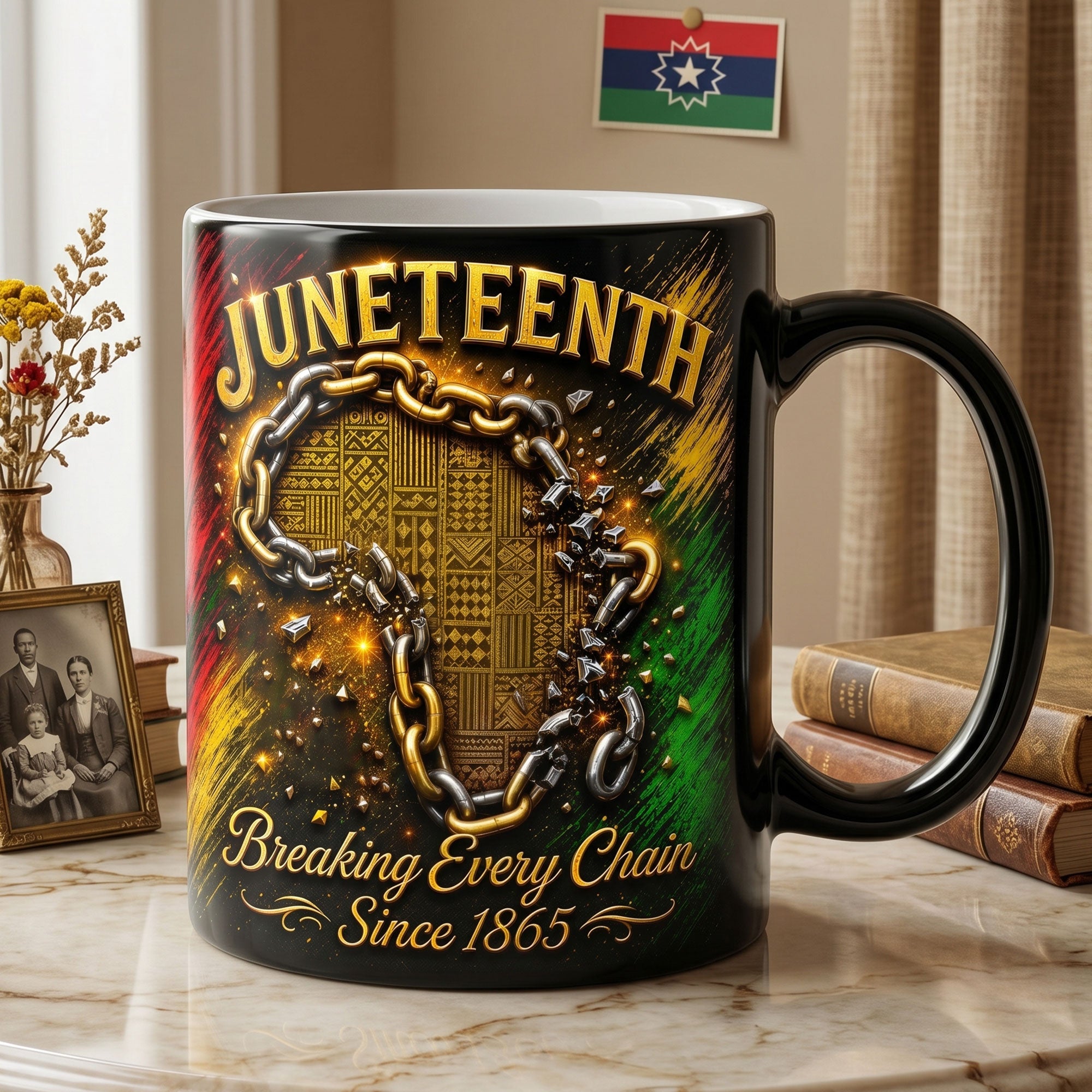 Celebrate Freedom with Every Sip - Juneteenth Magic Mug - Personalized Gifts for History Buffs and Patriots