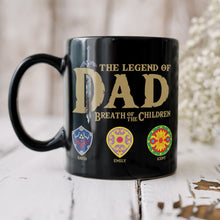 Load image into Gallery viewer, Legend of Dad Personalized Coffee Mug Coffee Mug PopCulturePrints
