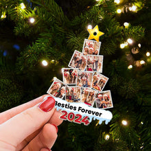 Load image into Gallery viewer, Custom Photo Acrylic Ornament - Besties Forever 2024 Ornament PopCulturePrints
