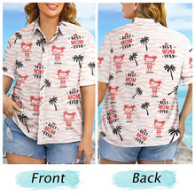 Load image into Gallery viewer, “Best Dad Ever” – Personalized Hawaiian Shirt - Perfect Gift for Dads and Grandpas Hawaiian Shirt PopCulturePrints
