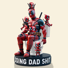 Load image into Gallery viewer, Doing Dad Sh** - Personalized Gift for Dads and Grandpas Shaped Plaques PopCulturePrints
