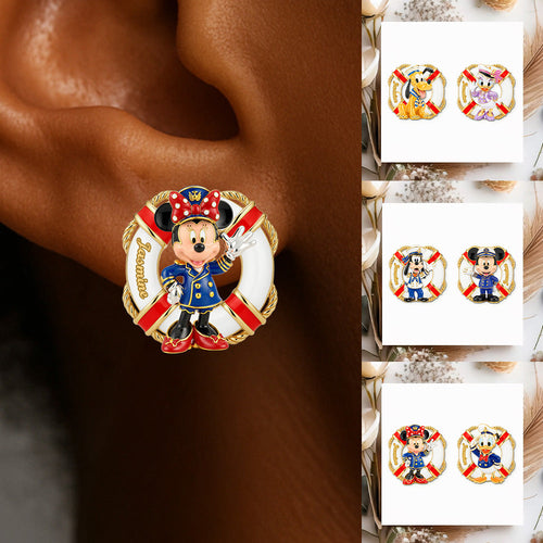 Cruising Stud Earrings - A Fun Gift for Cruise Enthusiasts Earrings PopCulturePrints