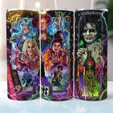Load image into Gallery viewer, Spooky Horror Movie Fans Tumbler - Personalized Halloween Gift Tumbler Cup PopCulturePrints
