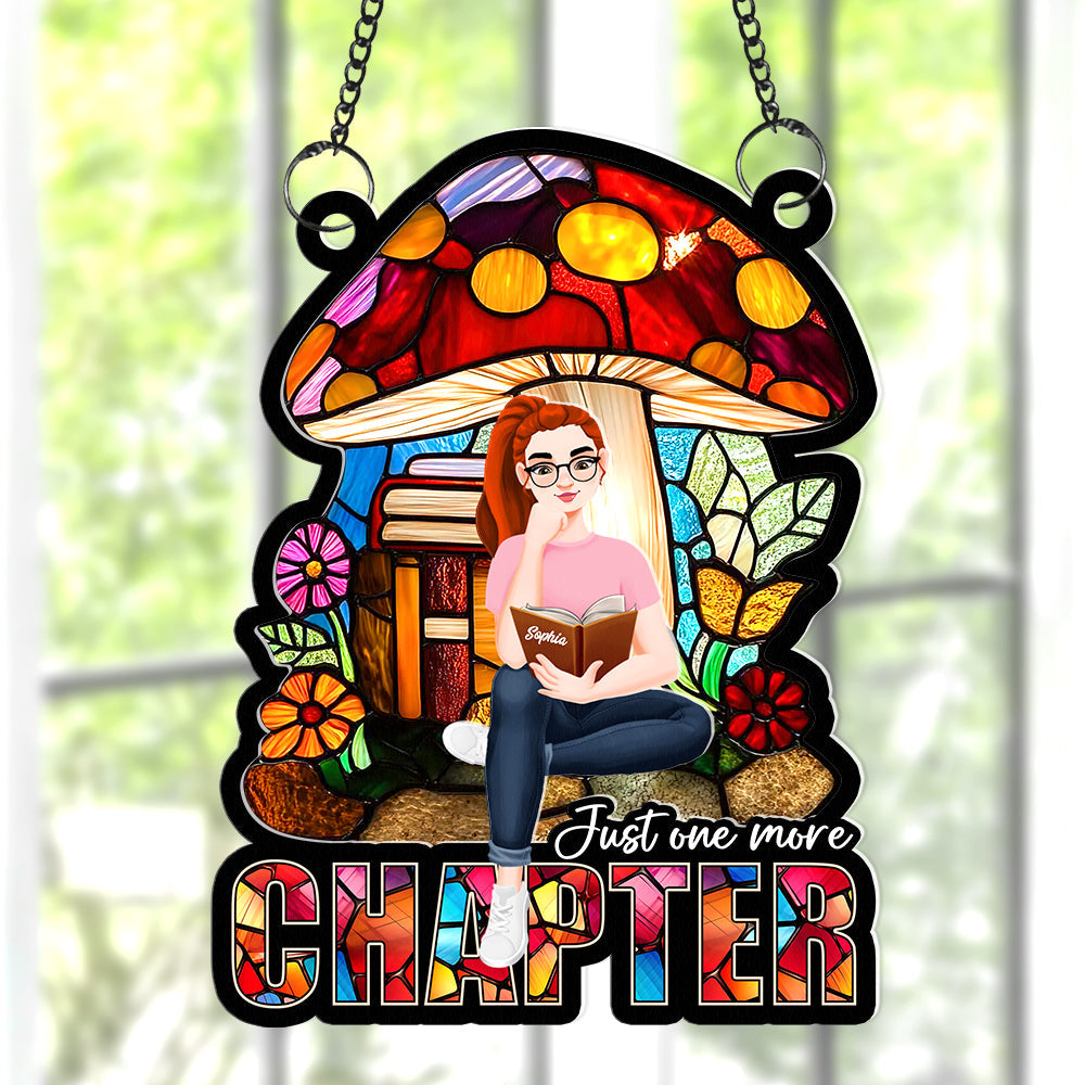 Personalized Suncatcher Ornament for Book Lovers Ornament PopCulturePrints