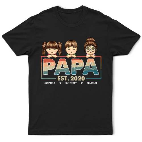 “Nothing can bring joy like family” - Personalized T-Shirt for Dad & Grandpa T-shirt PopCulturePrints