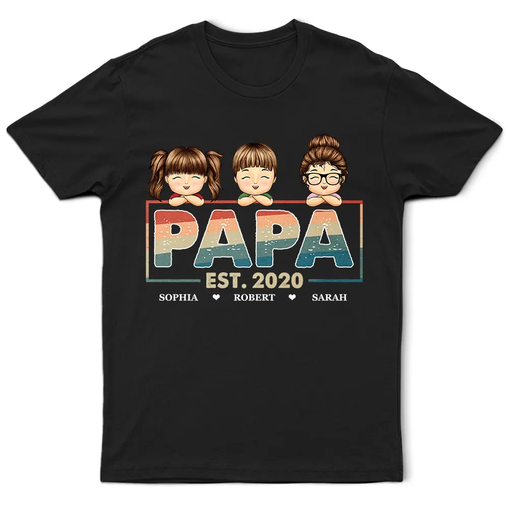 “Nothing can bring joy like family” - Personalized T-Shirt for Dad & Grandpa T-shirt PopCulturePrints