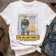 Load image into Gallery viewer, Personalized Cartoon Family Sweatshirt - Custom Family Gift Shirts PopCulturePrints
