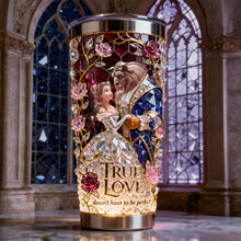 Load image into Gallery viewer, True Love Never Goes Out of Style - Romantic Couple Tumbler, Personalized Gift for Couples Tumbler Cup PopCulturePrints
