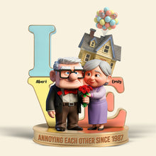 Load image into Gallery viewer, "Annoying Each Other Since 1987" - Personalized Acrylic Plaque for Couples - Unique Gift for Weddings, Anniversaries, and Special Occasions Shaped Plaques PopCulturePrints
