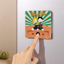Load image into Gallery viewer, Custom Music Gifts for Couples | Valentine&#39;s Day Gifts | Personalized Fridge Magnet Fridge Magnet PopCulturePrints
