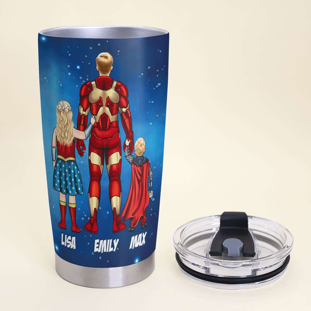 Marvelous Father Personalized Superhero Coffee Mug