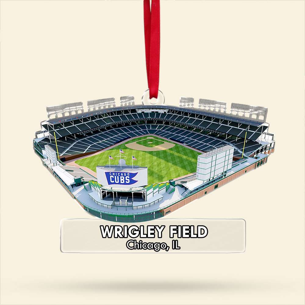 Custom Baseball Stadium Ornament for Fans - Fenway Park Edition