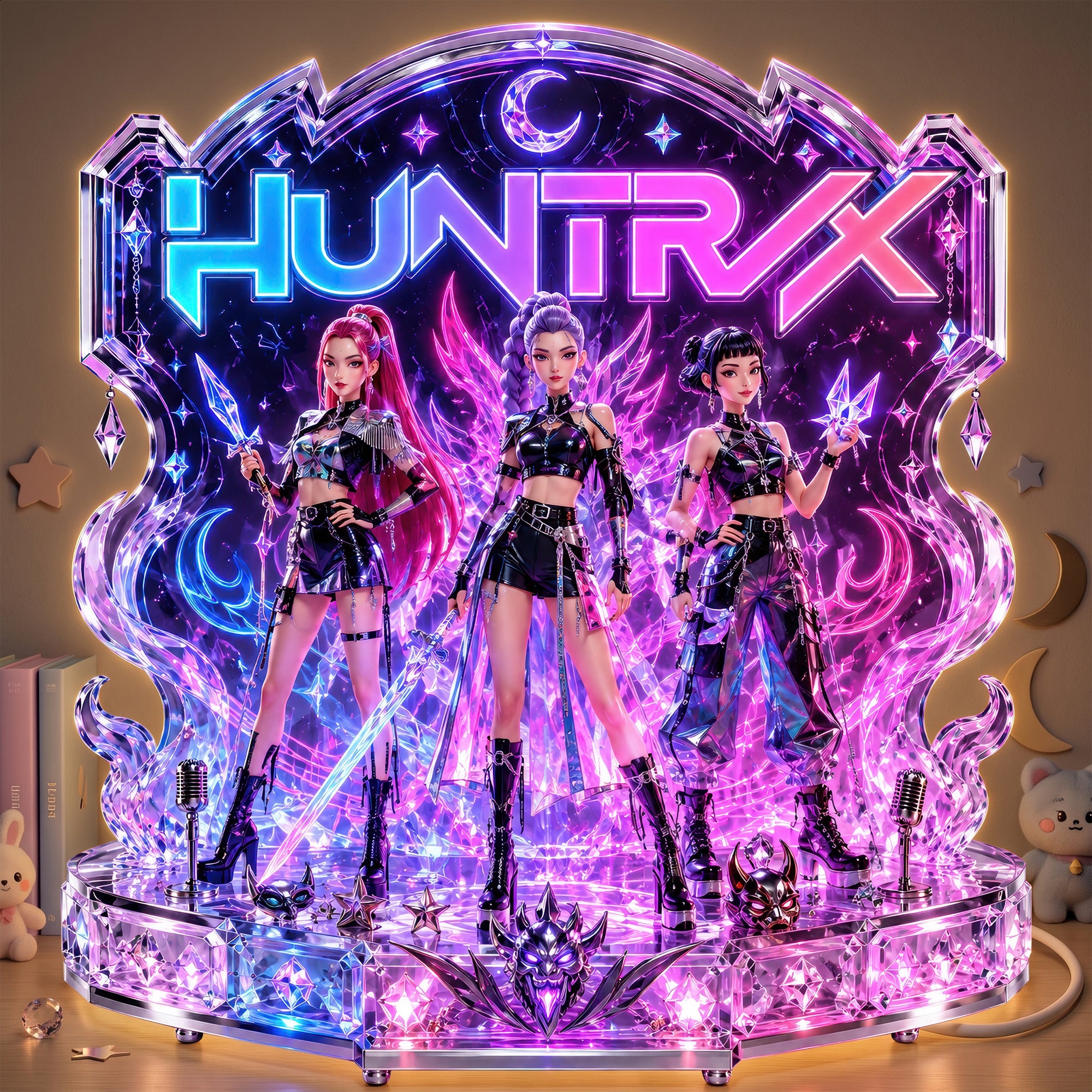 Capture the Magic of Light - Crystal-style Stage Acrylic Light Box - Personalized Gift Light Box PopCulturePrints