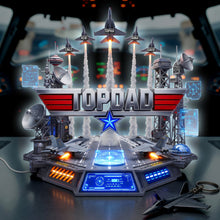 Load image into Gallery viewer, "Top Dad: The Ultimate Sky Commander" - Personalized Light Box for Dads, Grandpas &amp; More Light Box PopCulturePrints
