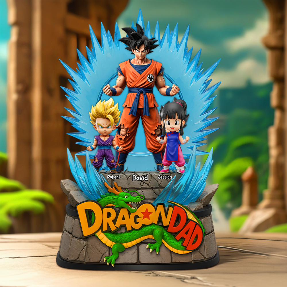 "Super Dad - The Best Dad Ever!" - Custom Personalizable Acrylic Plaque - Gift for Dad, Grandpa, and Fathers everywhere Shaped Plaques PopCulturePrints