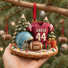 Load image into Gallery viewer, Tackle Season Wood Effect Ornament, Personalized Gifts For Sport Lovers 02qhlu141026 Ornament PopCulturePrints
