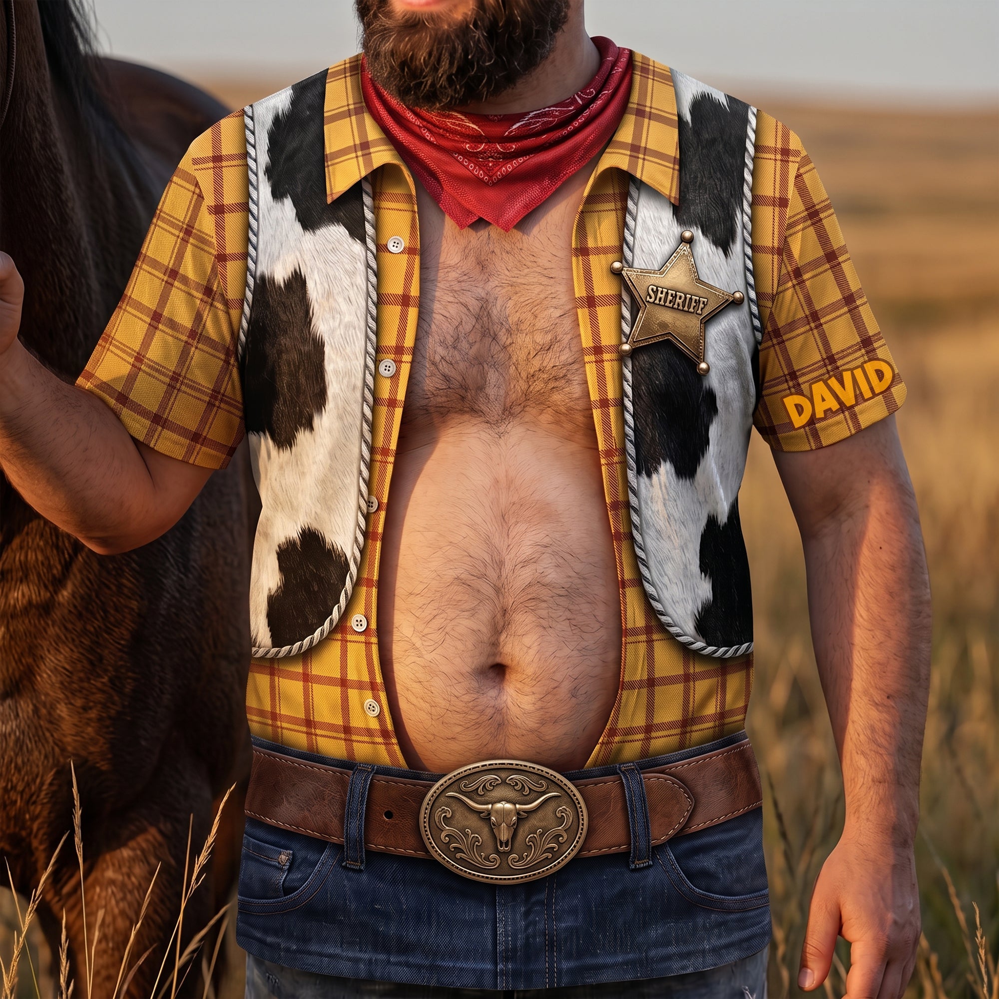 "Saddle Up for Fun!" - Personalized Funny Shirt - Gift for Anyone with a Sense of Humor