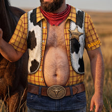 Load image into Gallery viewer, "Saddle Up for Fun!" - Personalized Funny Shirt - Gift for Anyone with a Sense of Humor
