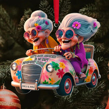 Load image into Gallery viewer, Personalized Fun Grandma Driving Ornament Ornament PopCulturePrints

