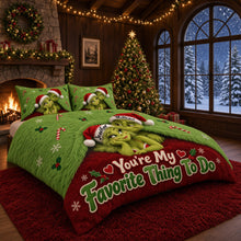 Load image into Gallery viewer, You’re My Favorite Thing To Do Quilt Bed Set - Personalized Gift for Couples
