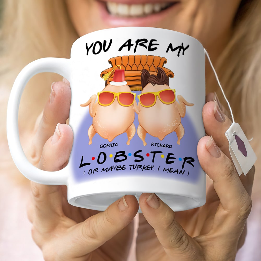 Personalized Couple Coffee Mug - You Are My Lobster | Valentine's Day Gifts for Him & Her Coffee Mug PopCulturePrints