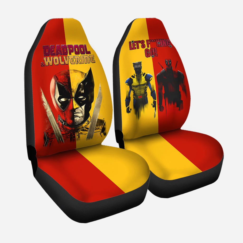 Let's Go! - Deadpool & Wolverine Car Seat Covers