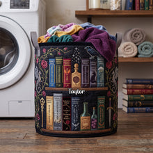Load image into Gallery viewer, Romantasy Collection Quilted Laundry Basket - Personalized Gifts For Book Lovers 04qhdh130726 Laundry Basket PopCulturePrints
