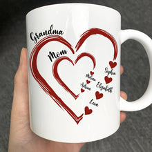 Load image into Gallery viewer, Love Knows No Bounds - Personalized Mug for Mom &amp; Grandma Mug PopCulturePrints
