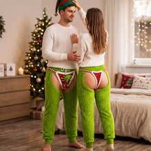 Load image into Gallery viewer, Unleash Your Holiday Spirit! Playful Furry Character Sweatpants - Personalized Gift for Fun-Loving Friends and Family Shorts and Pants PopCulturePrints
