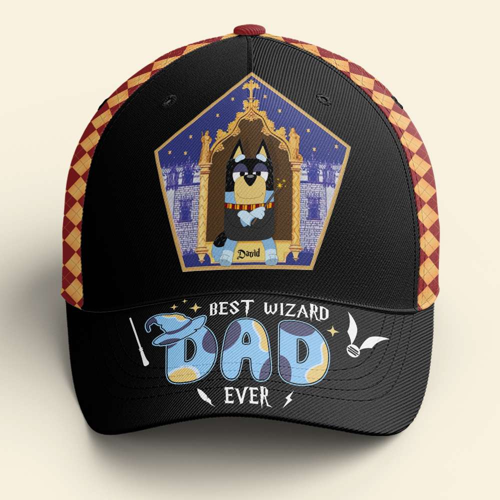 Personalized Best Wizard Dad Ever Hat