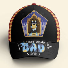 Load image into Gallery viewer, Personalized Best Wizard Dad Ever Hat
