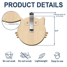 Load image into Gallery viewer, Drive Safe Mom, We Meow You! - Personalized Custom 3D Cat Car Visor Clip, Perfect Gift for Cat Moms Car Visor Clip PopCulturePrints
