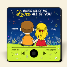 Load image into Gallery viewer, Custom Music Gifts for Couples - &#39;All of Me&#39; Fridge Magnet | Valentine&#39;s Day Gifts Fridge Magnet PopCulturePrints
