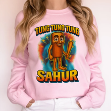 Load image into Gallery viewer, Tung Tung Tung Sahur Brainrot Shirt - A Fun Personalized Gift for Kids Shirts PopCulturePrints
