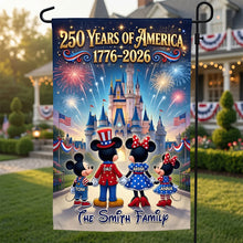 Load image into Gallery viewer, Patriotic Family Garden Flag - Personalized Gifts For Family 04TYDT030626 Garden Flag PopCulturePrints
