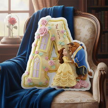 Load image into Gallery viewer, Magical Moments: Personalized Alphabet Fairy Tales Pillow - Unique Gift for Loved Ones Pillow PopCulturePrints

