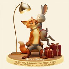 Load image into Gallery viewer, Wild Love Light Box - Personalized Gift for Couples Light Box PopCulturePrints
