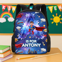 Load image into Gallery viewer, &quot;Every Kid is a Superhero!&quot; - Super Kids School Bag Personalized Gift for Kids Backpack PopCulturePrints

