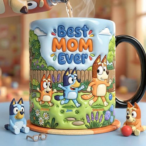 Best Mom Ever Magic Coffee Mug - Personalized Gift for Mom, Grandma & More Coffee Mug PopCulturePrints