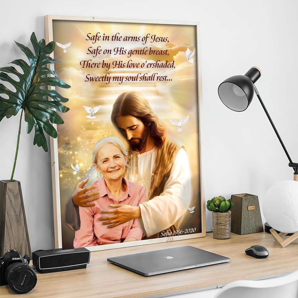 Personalized Jesus Canvas Print - Custom Photo Gift Poster & Canvas PopCulturePrints