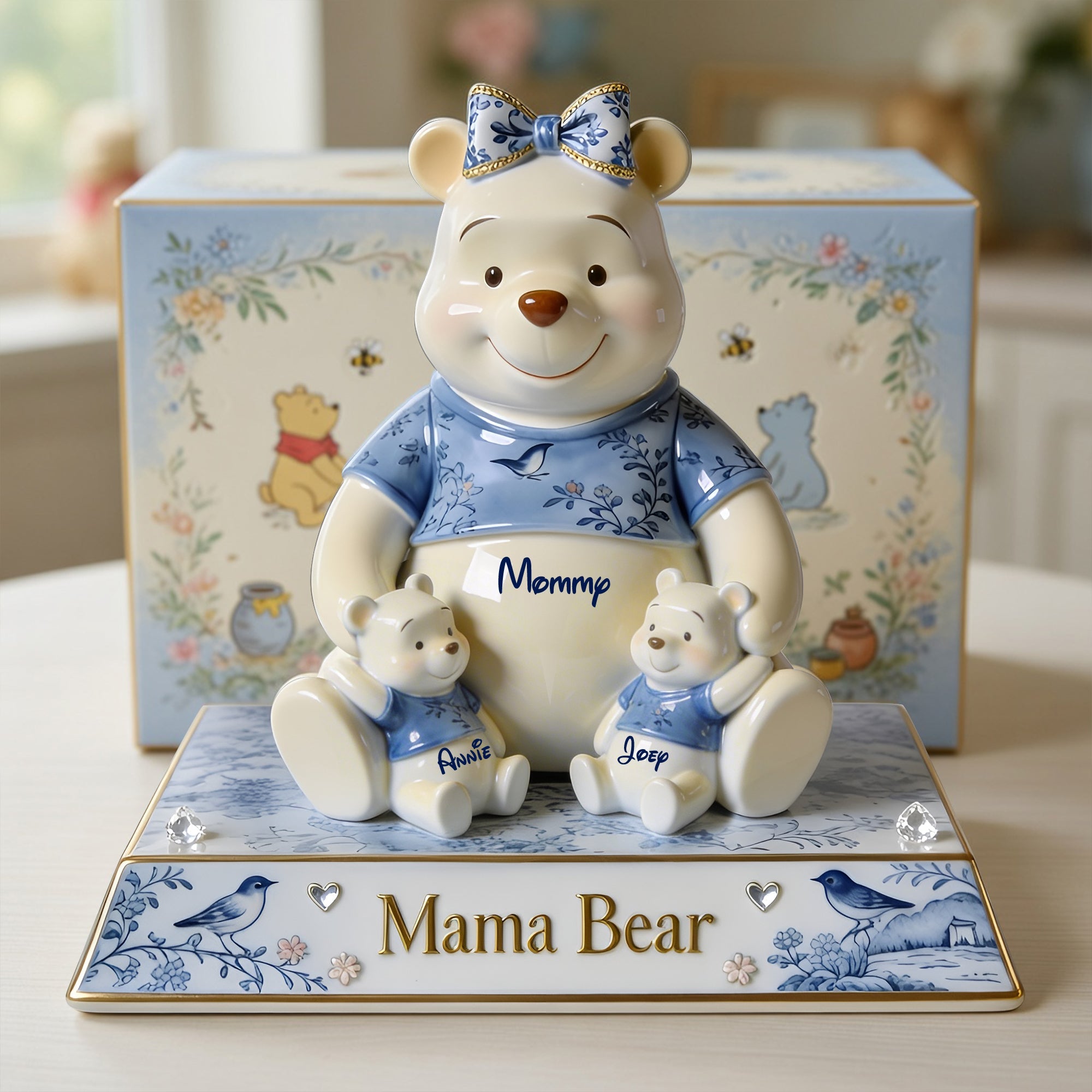 Sweet Mama Bear Acrylic Plaque - Custom Gifts for Moms and Grandmas Shaped Plaques PopCulturePrints