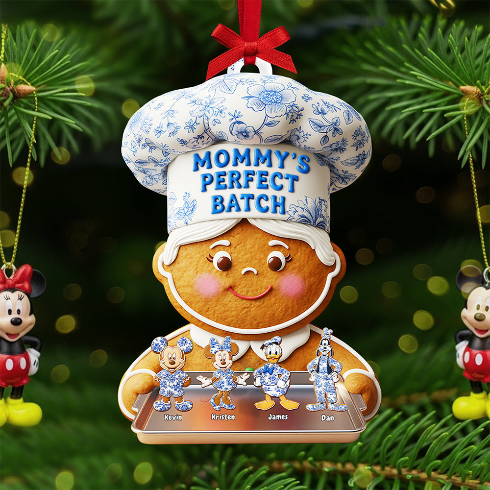 Grandma's Perfect Batch Ornament - Personalized Christmas Gift for Grandma and Family Ornament PopCulturePrints