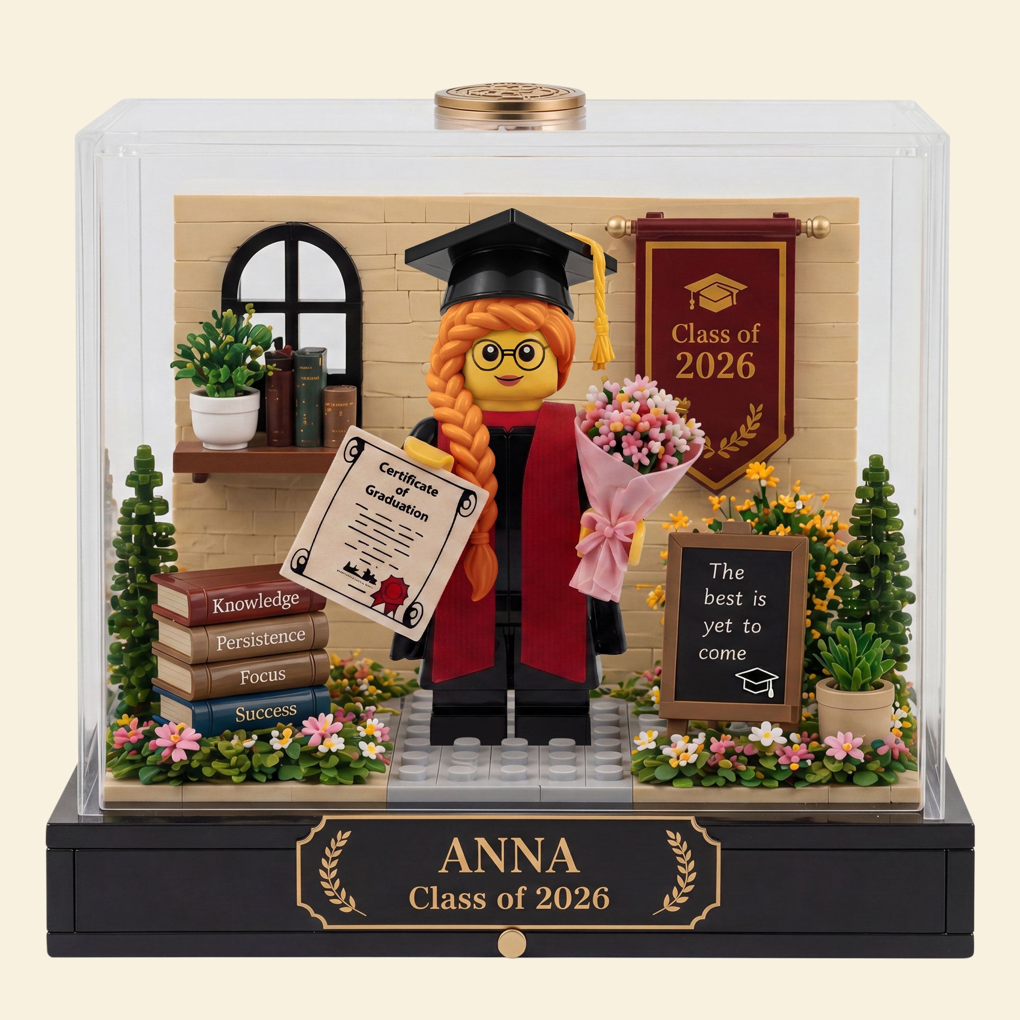 Celebrate Graduation - Personalized Acrylic Plaque for Graduates Shaped Plaques PopCulturePrints