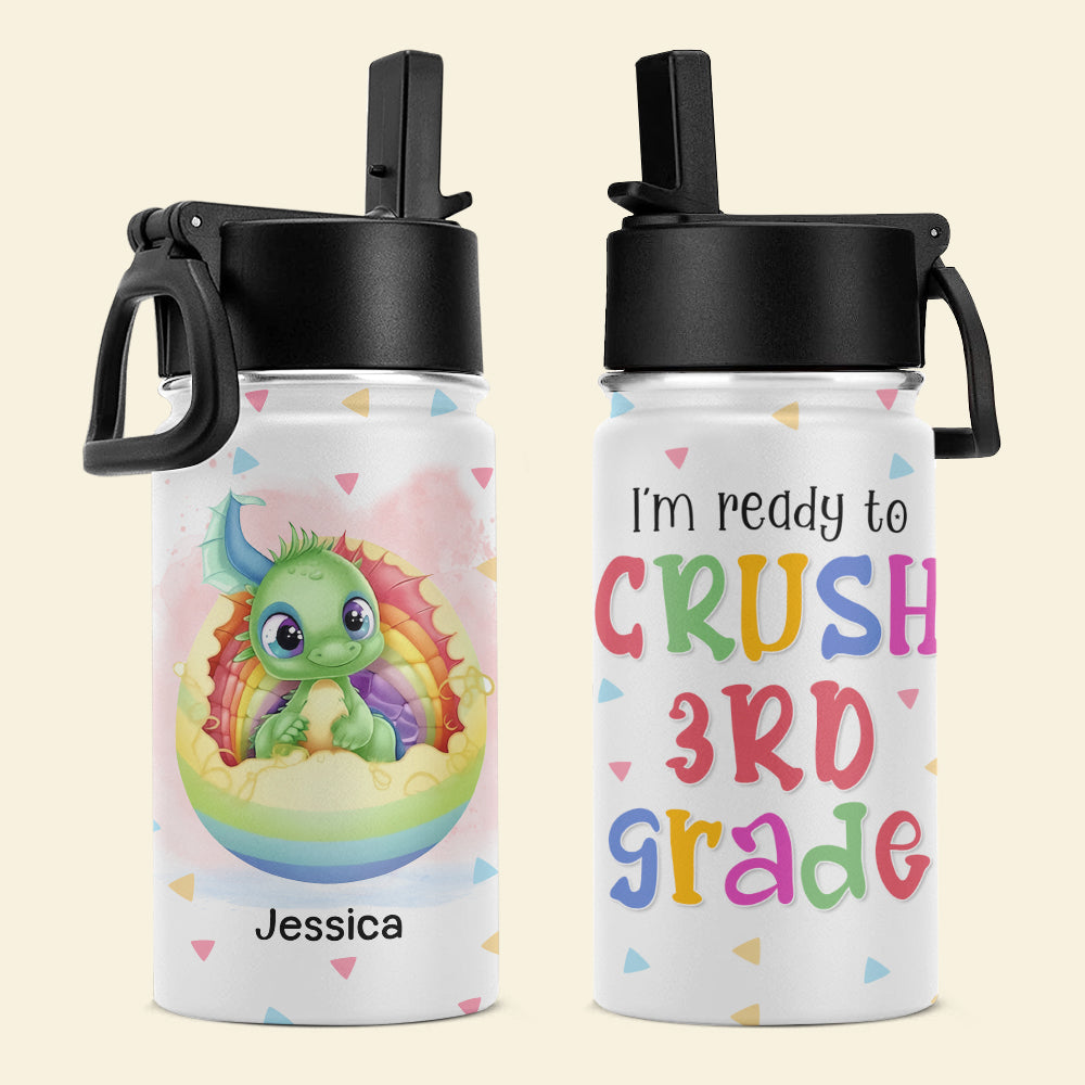 Personalized Dragon-Themed 5th Grade Kid Tumbler Kid Tumbler PopCulturePrints