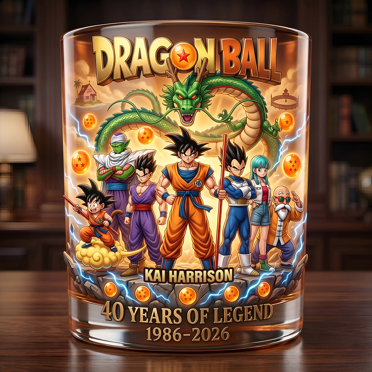 Legendary Journey Anniversary Drinking Glass - Personalized Gifts 05tydt290626 Glass PopCulturePrints