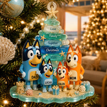 Load image into Gallery viewer, Puppy Family - Personalized Christmas Gift Ornament
