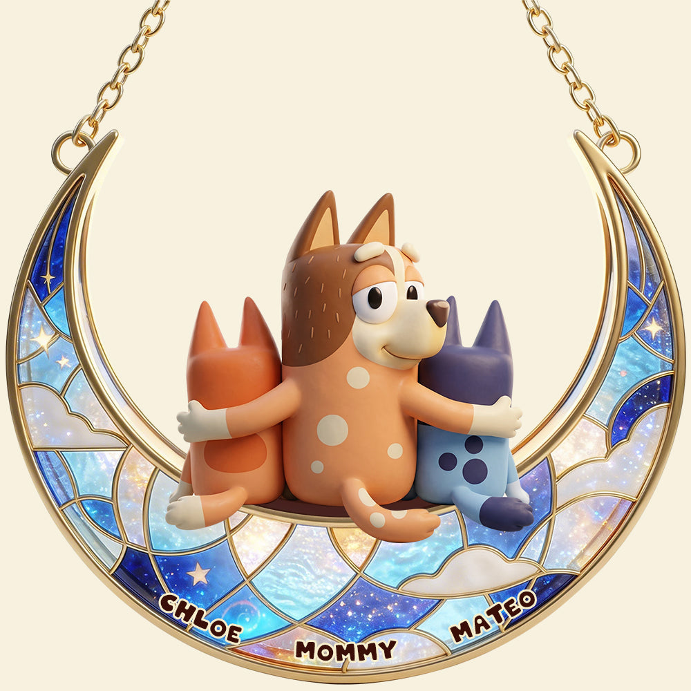 "Always Together" - Personalized Suncatcher Ornament for Mom, Grandma, and More! Ornament PopCulturePrints