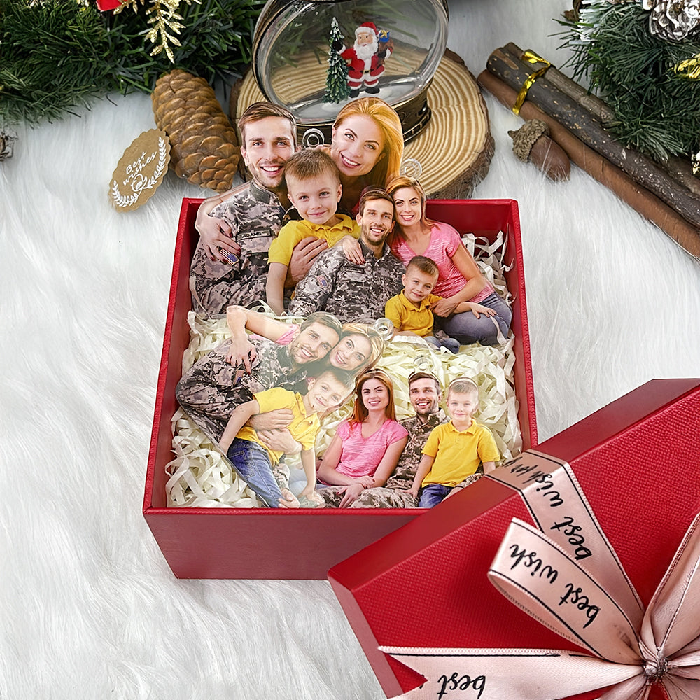Personalized Family Photo Christmas Ornaments Ornament PopCulturePrints