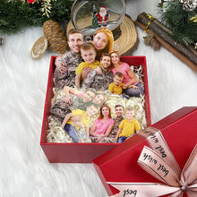 Load image into Gallery viewer, Personalized Family Photo Christmas Ornaments Ornament PopCulturePrints
