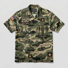 Load image into Gallery viewer, “Honor and Remembrance” - Military Hawaiian Shirt - Personalized Gifts for Veterans
